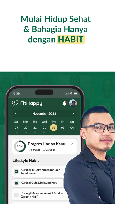 FitHappy: Wellness & Wellbeing Screenshot