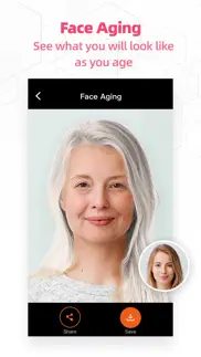 ai photo enhancer - face aging iphone screenshot 2