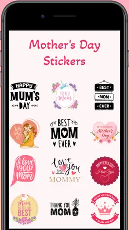 Game screenshot Mother's Day Stickers & Quotes apk