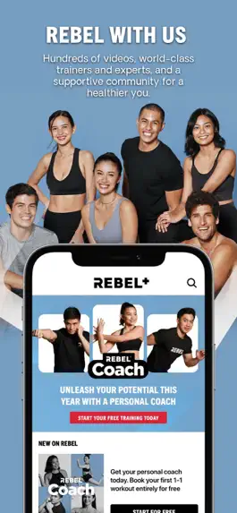 Game screenshot REBEL: fitness, food, wellness mod apk