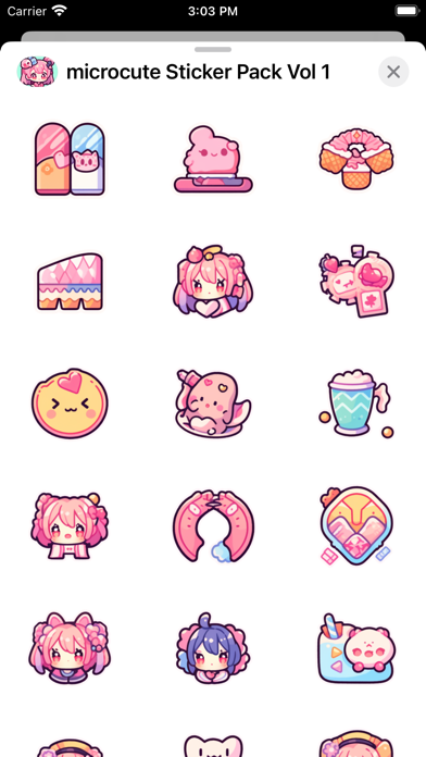 Screenshot #3 pour microcute_ Sticker Pack Vol 1