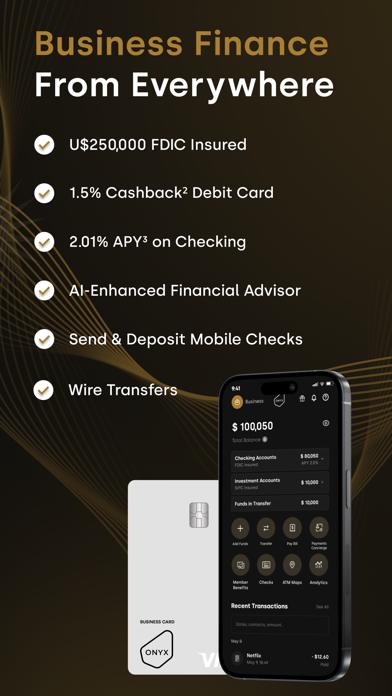 Onyx Private: Bank & Invest Screenshot