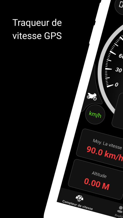 Screenshot #1 pour Compteur de vitesse GPS intell