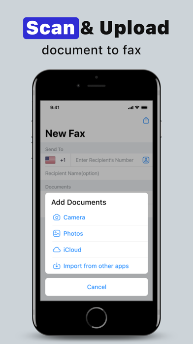 Smart Fax: Fax from iPhone Screenshot