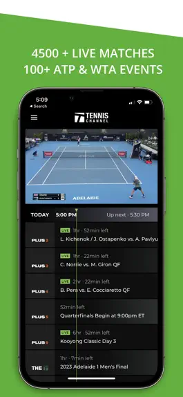 Game screenshot Tennis Channel apk
