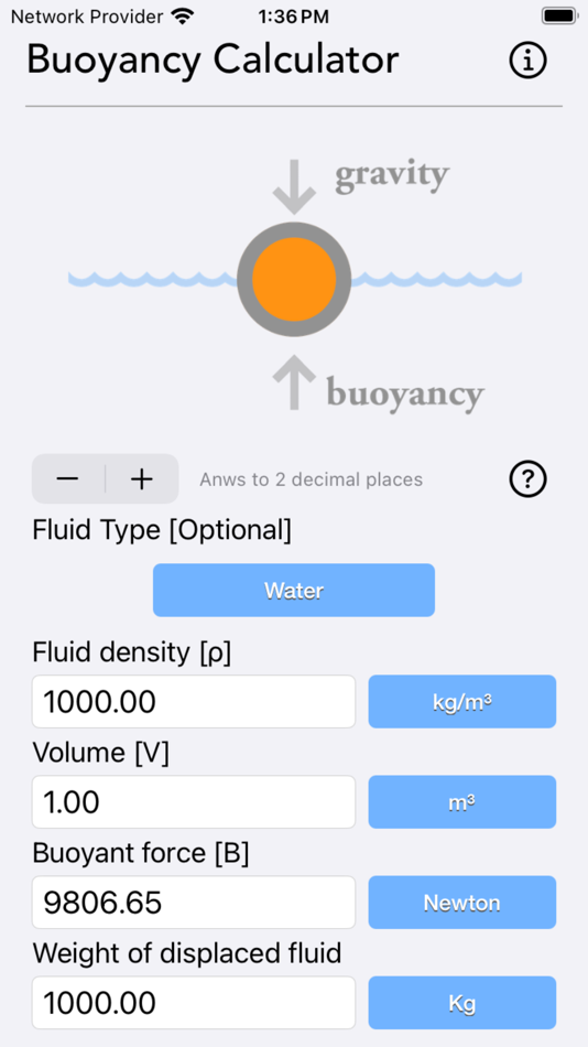 #1. Buoyancy Calculator (iOS) 由: Nitrio