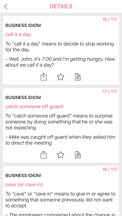 Business - Education idioms Screenshot