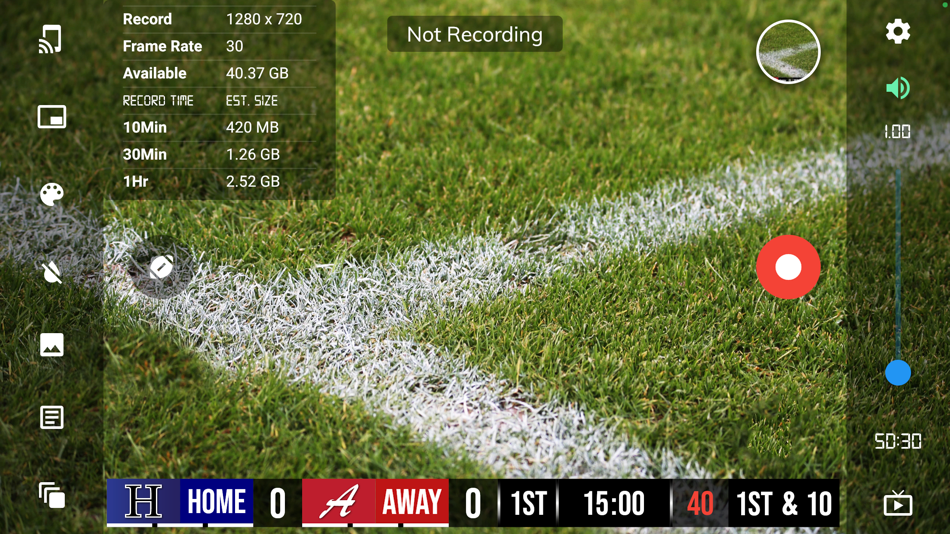 #1. BT Football Camera (iOS) By: The Basketball Temple LLC