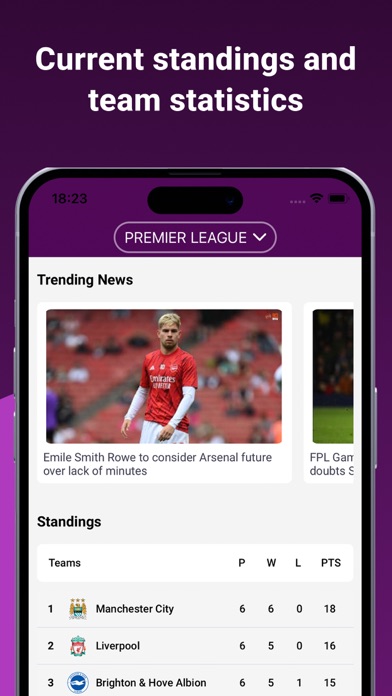 English League Live scores Screenshot
