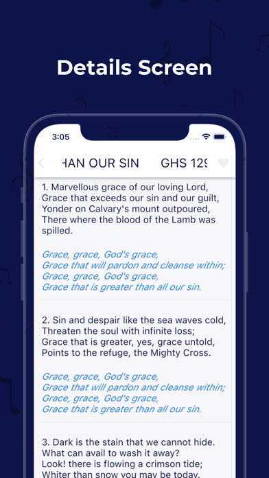 Gospel Hymns and Songs GHS Screenshot