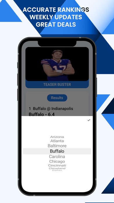 TeaserBuster - NFL Predictions Screenshot
