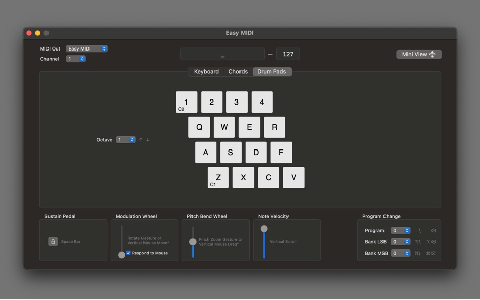 #4. Easy MIDI — MIDI Controller (macOS) Podle: Nikolozi Meladze
