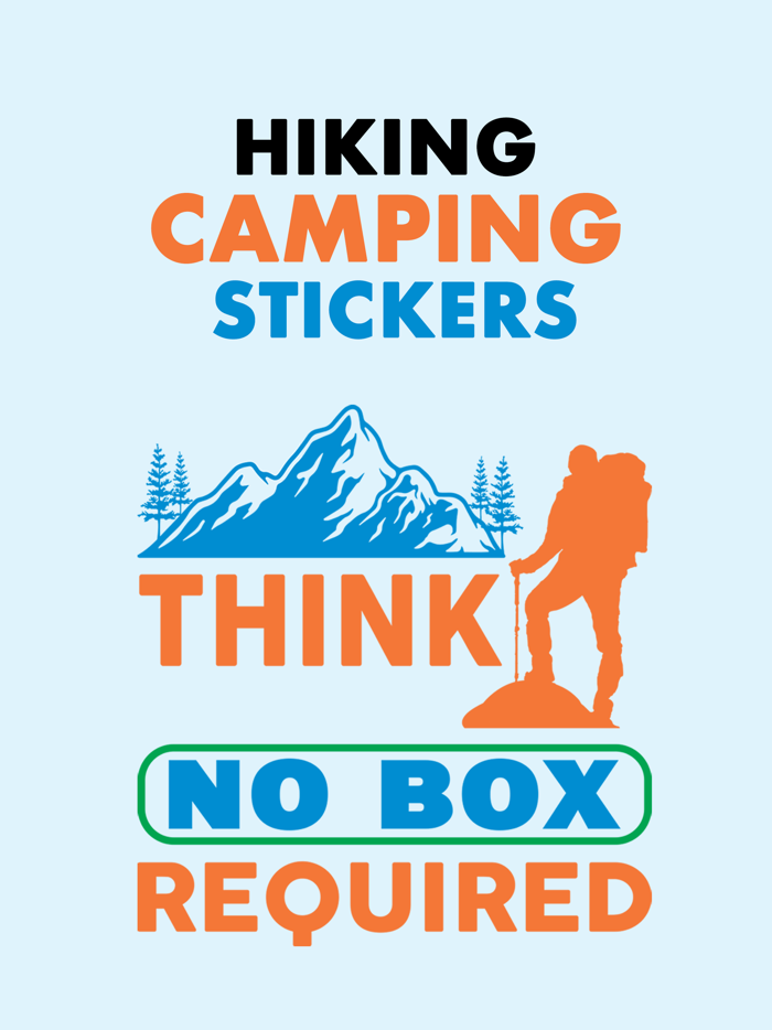 Hiking Camping Stickers