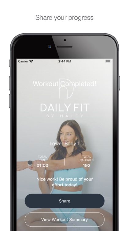 Daily Fit by Haley screenshot-4