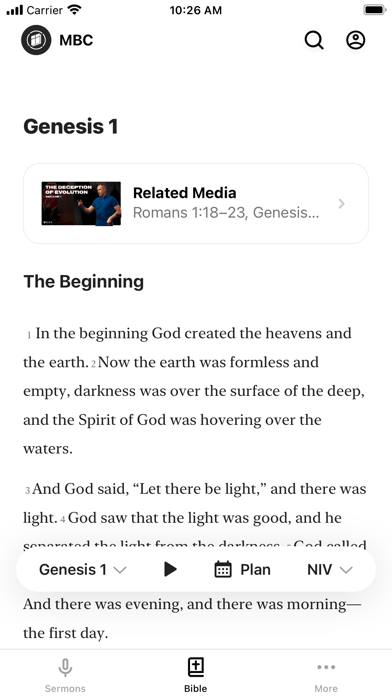 Mission Bible Church Screenshot