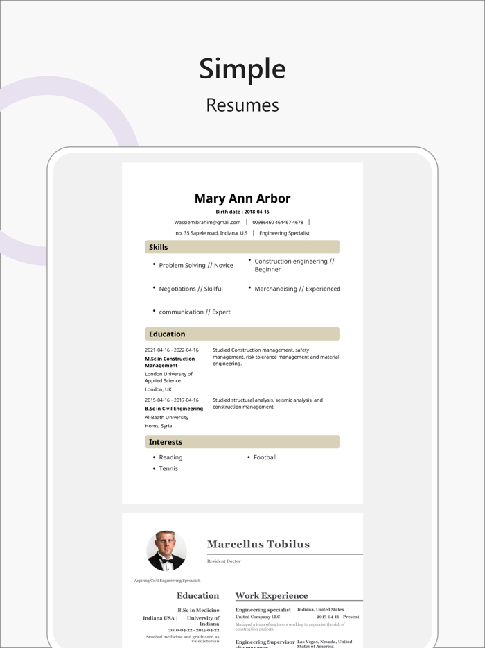 Resume Builder Pro - CVium