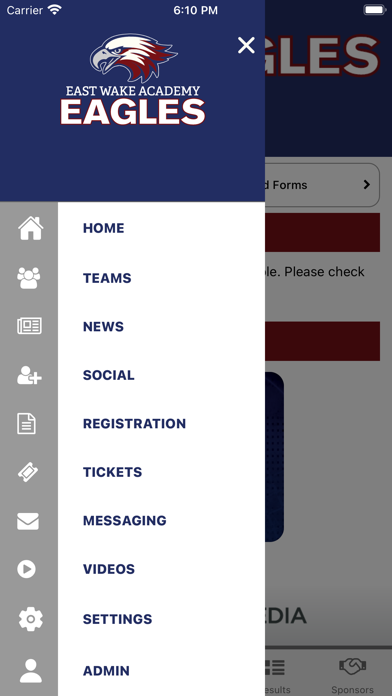 East Wake Athletics Screenshot