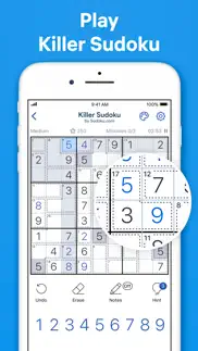 killer sudoku by sudoku.com iphone screenshot 1