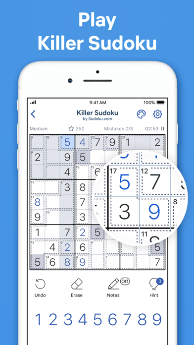 Killer Sudoku by Sudoku.com