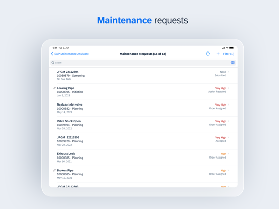 Screenshot #4 pour SAP Maintenance Assistant