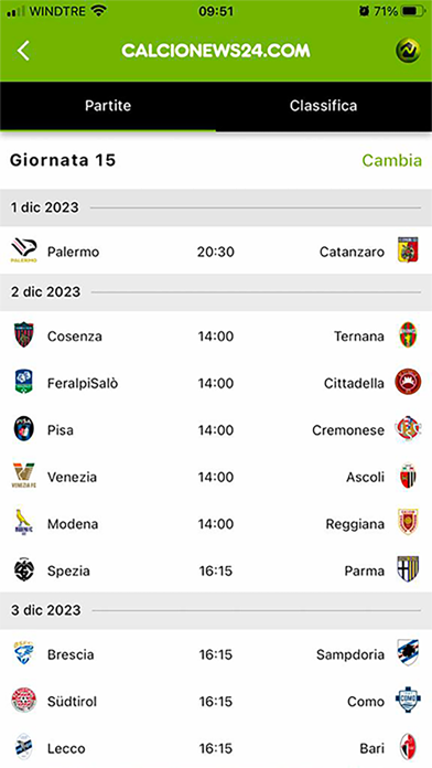 Calcio News-24 Screenshot