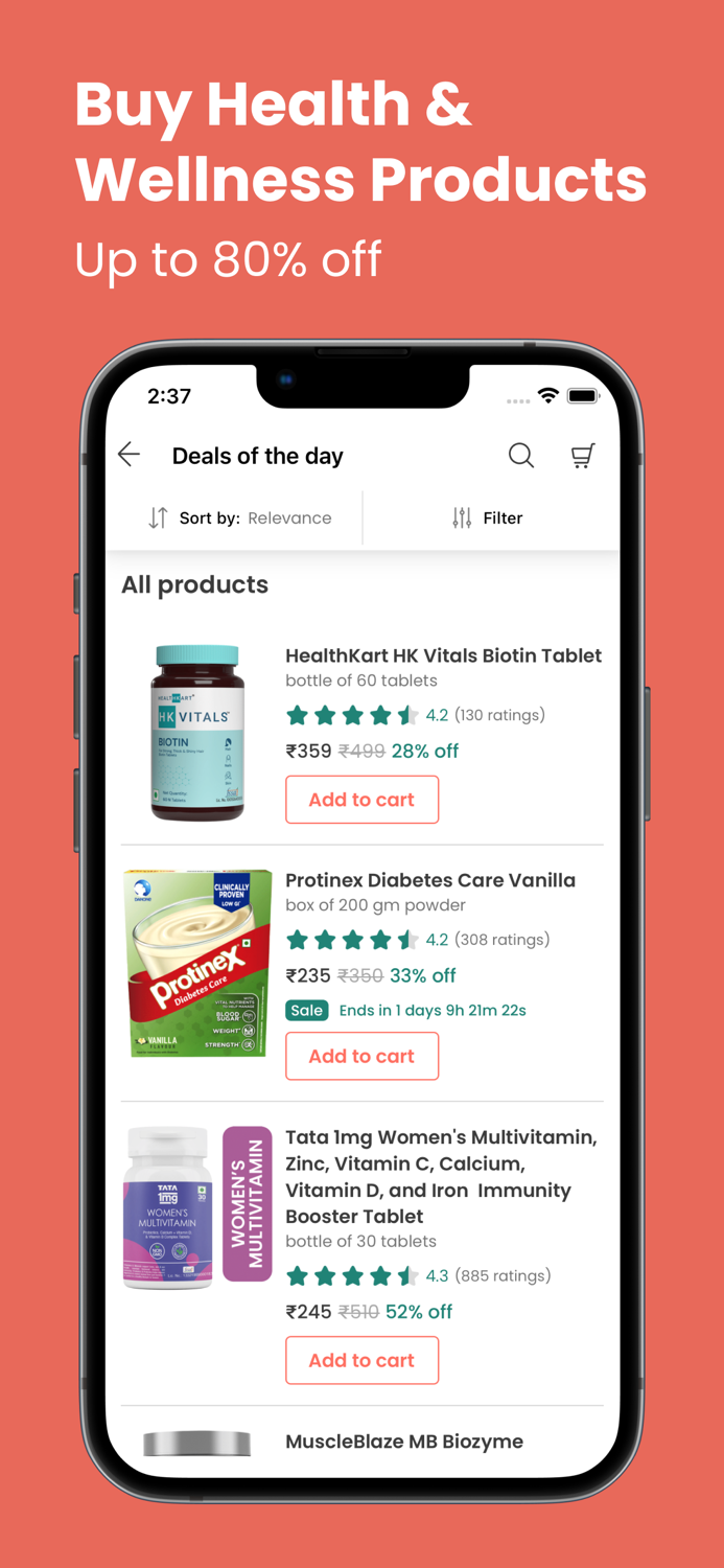 Tata 1mg - Healthcare App