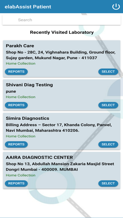 eLabAssist Patient Screenshot