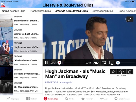 TV Pro Mediathek · iPad screenshot 5 - Entertainment app