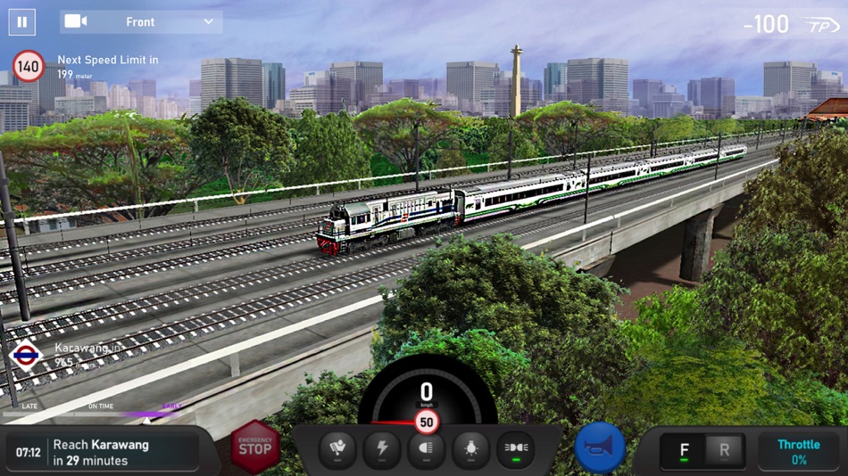 #5. Indonesian Train Simulator (iOS) 由: Highbrow Interactive
