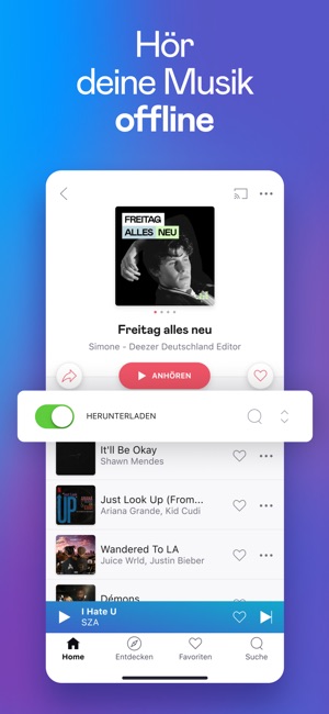 Deezer: Musik & Hörbücher im App Store