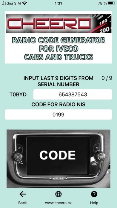 RADIO CODE for IVECO TRUCKのおすすめ画像4