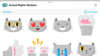 Animal Rights Stickers Screenshot
