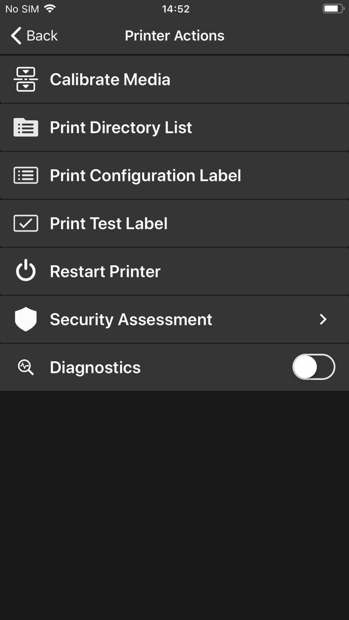 Zebra Printer Setup Utility