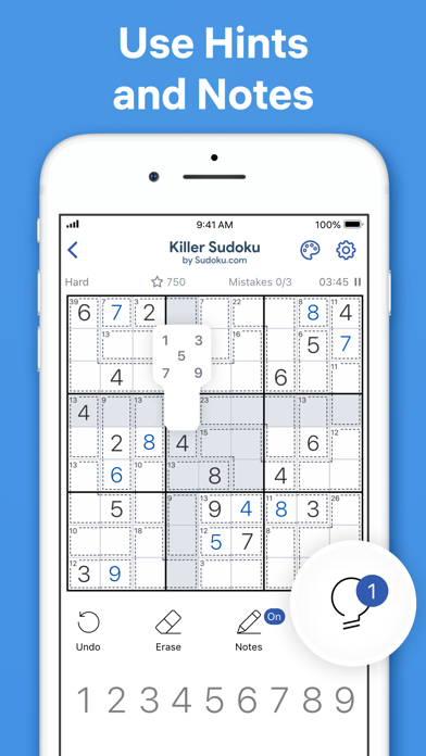 Killer Sudoku by Sudoku.com Screenshot