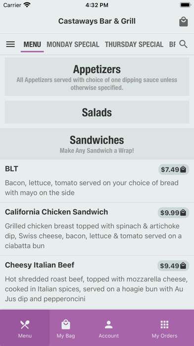 Castaways Bar and Grill Screenshot