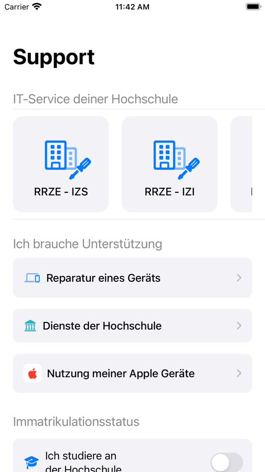 #1. iSupport on Campus (iOS) 由: Universitaet Erlangen-Nuernberg RRZE