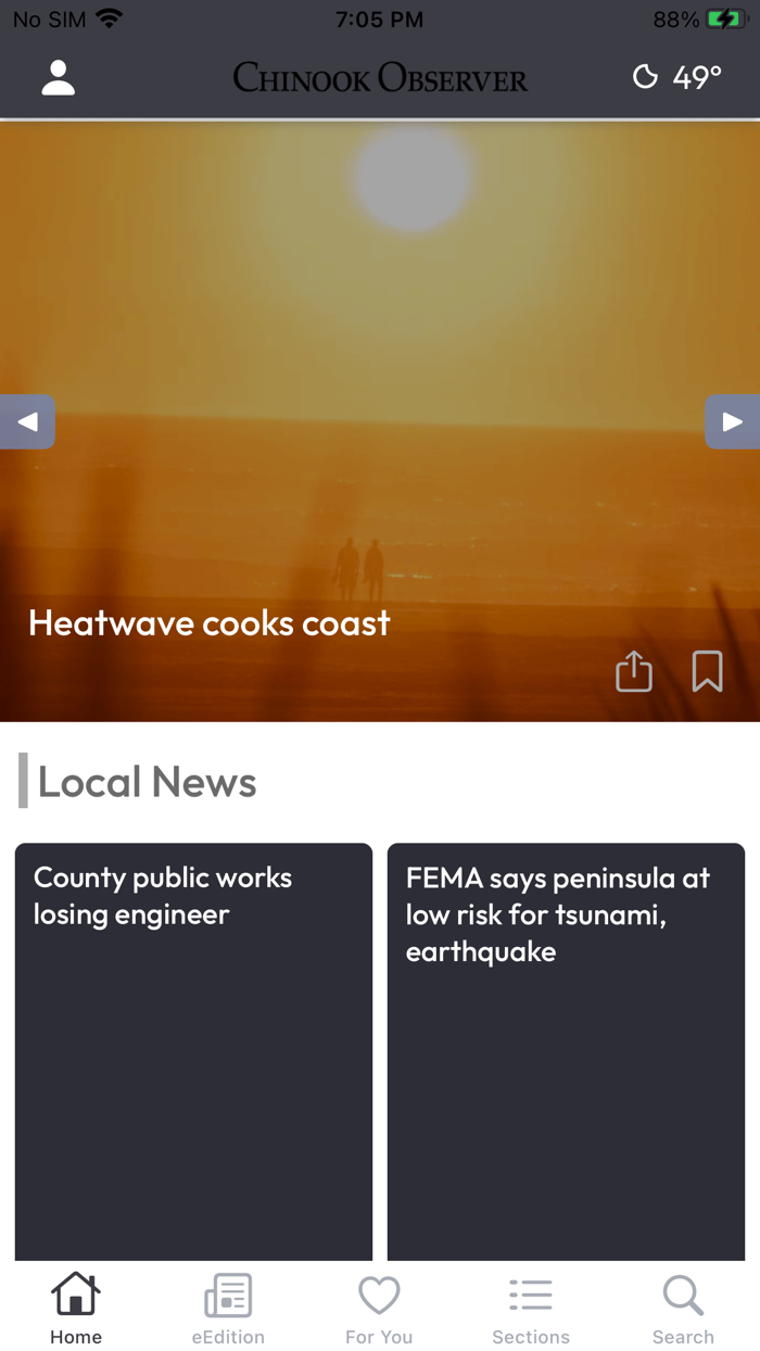 Chinook Observer News