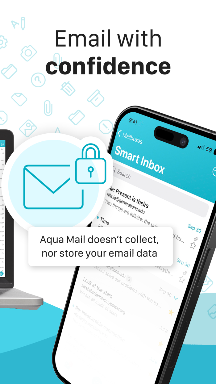 Email Aqua Mail Secure Client