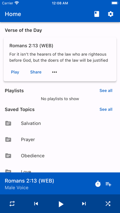 Bible Meditate Screenshot
