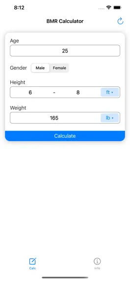 Game screenshot BMR Calculator - Calories Calc mod apk