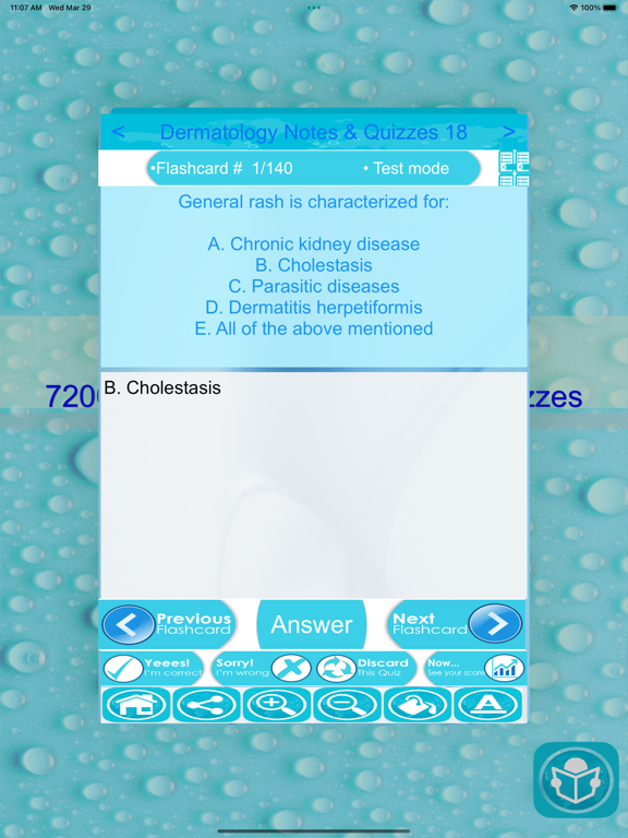 Screenshot #6 pour Dermatology Exam Review : Q&A