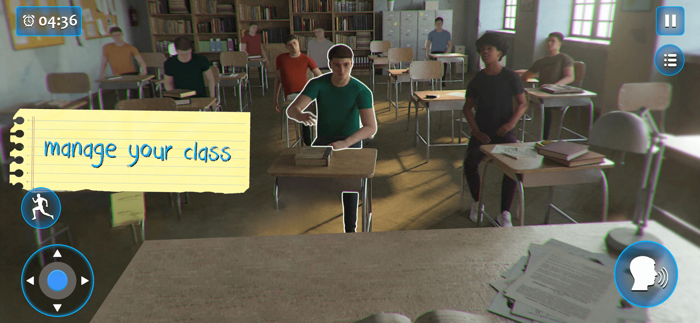 Virtual Principal School Game