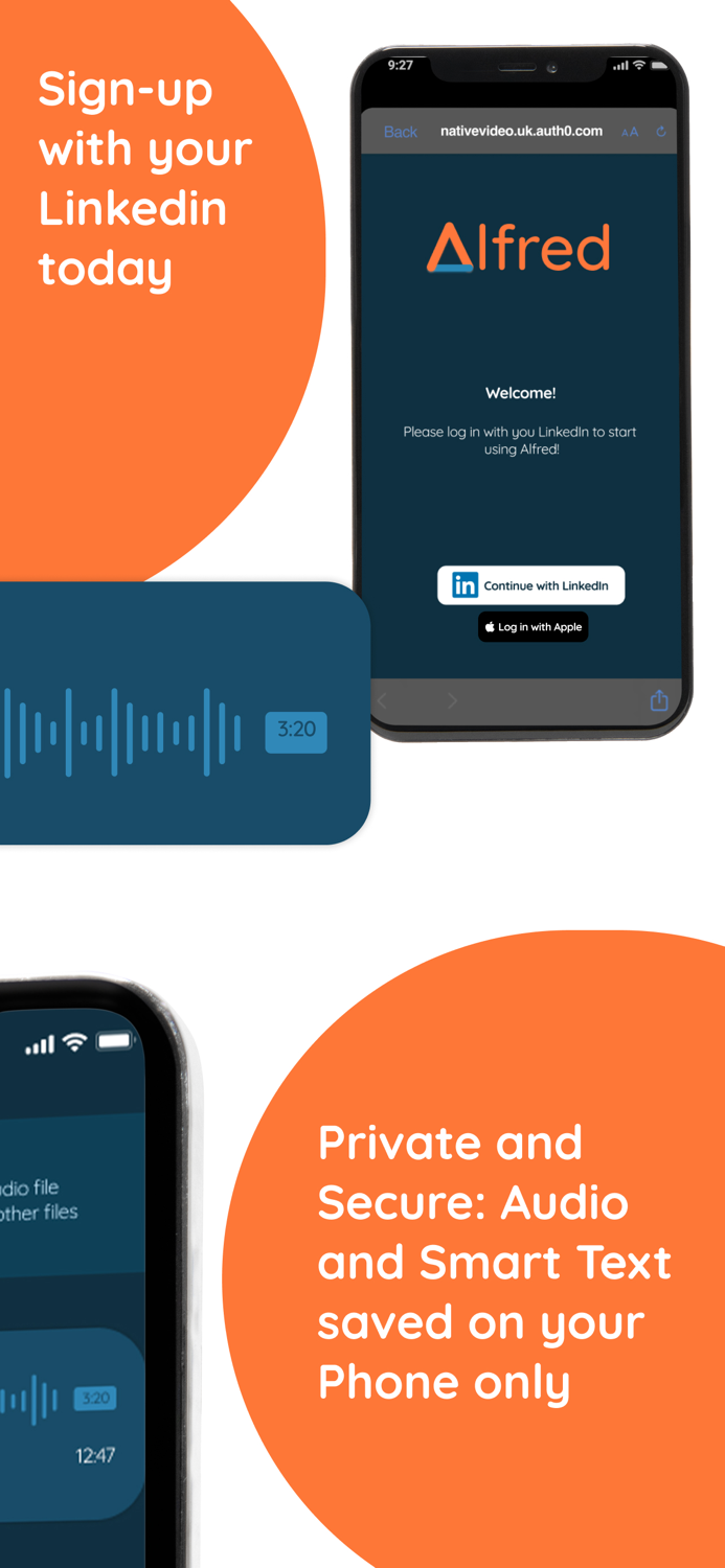 Alfred voice transcriptionAI