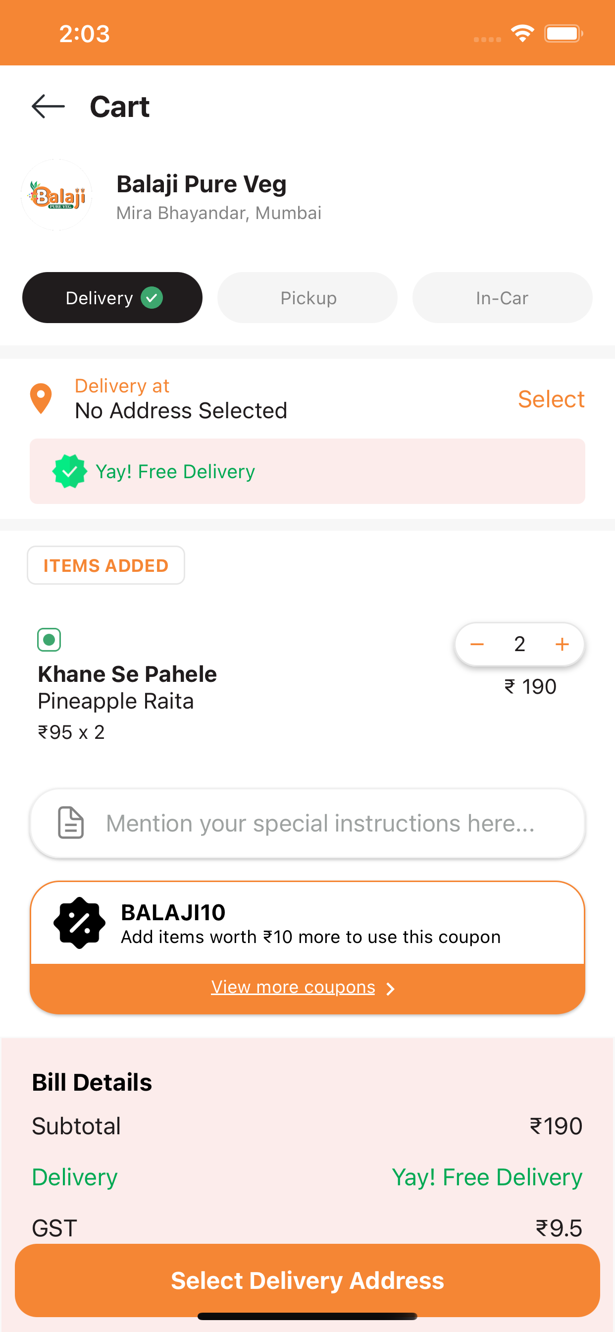 Balaji Pure Veg