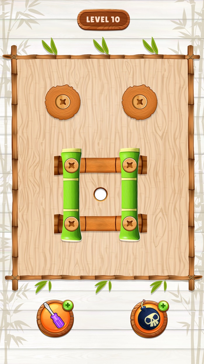 Bamboo Nuts  Bolts Puzzle
