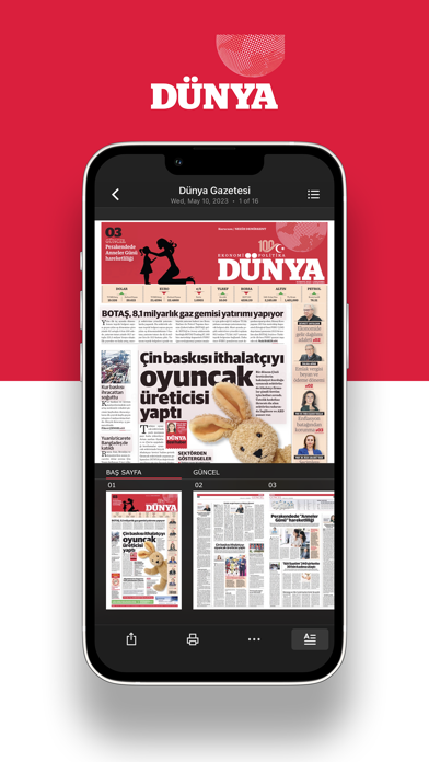 Dunya eGazete Screenshot