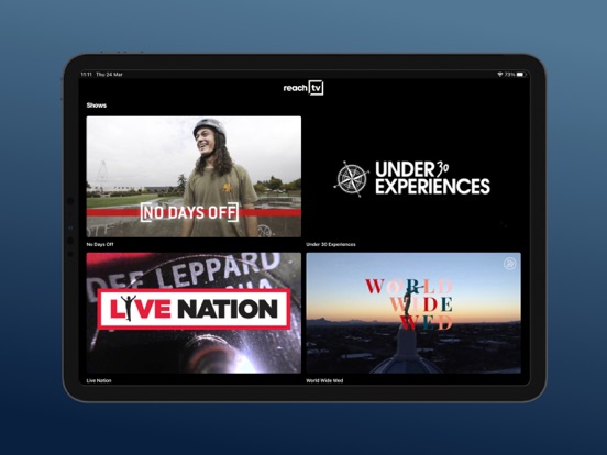 ReachTV iPad screenshot 2 - Travel app