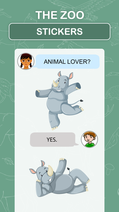 The Zoo Stickers Screenshot