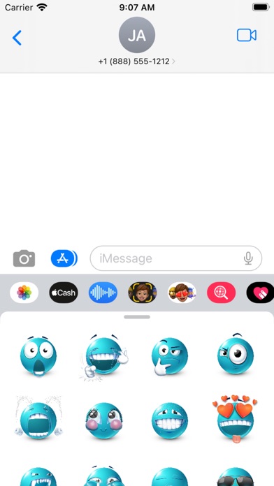 Teal Emoji Screenshot