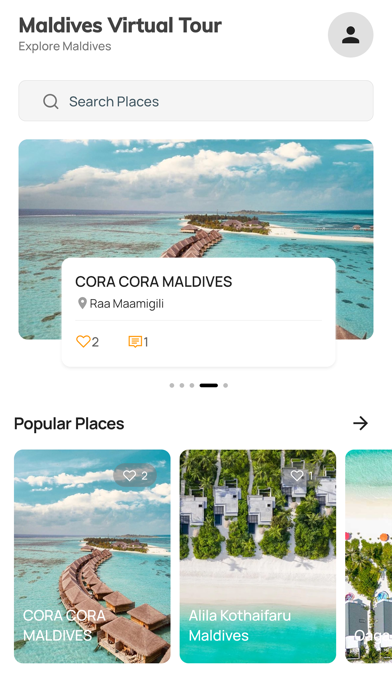 Maldives Virtual Tour Screenshot